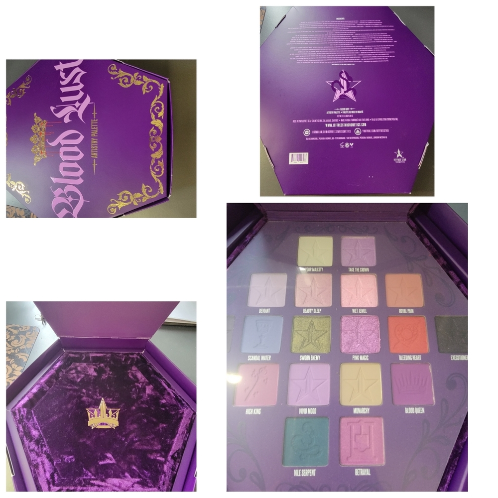 Jeffree star blood lust palette
